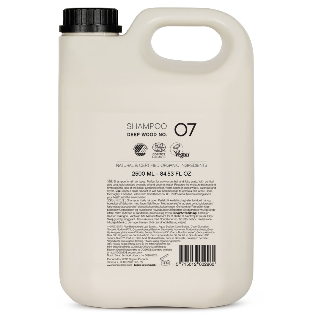 Shampoo Deep Wood no. 07 | ZENZ Organic Professional – ZENZ